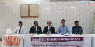 First Wado-Kai Karate district tournament in Junagadh